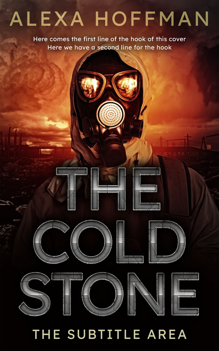 2D view of Premade Apocalyptica Book Cover - Fuzzy Wuzzy Brown