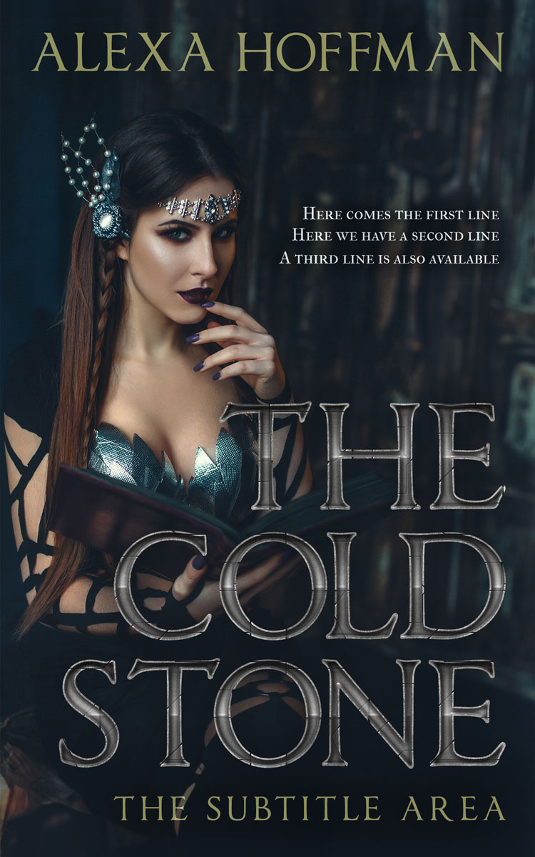 2D view of Shark #28635 - Premade Fantasy Book Cover