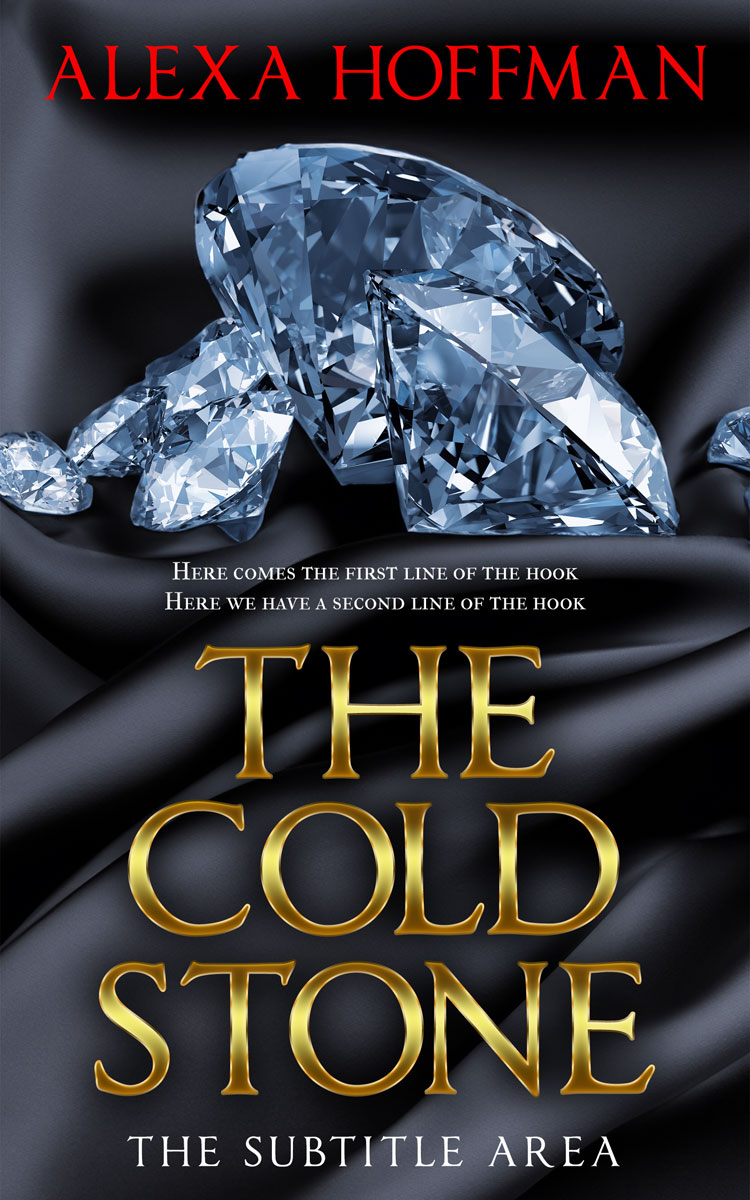 2D view of Premade Royal Romance Book Cover - Shark