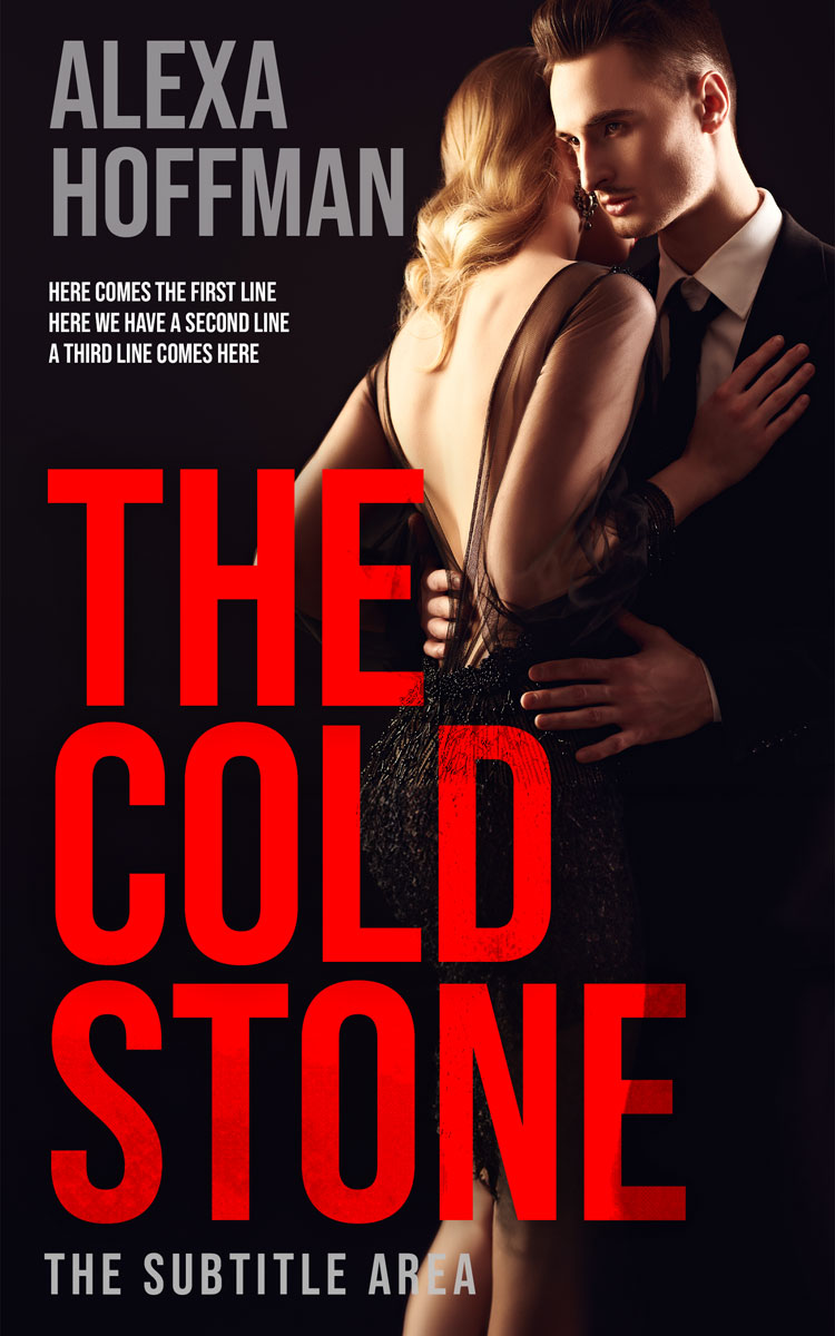 2D view of Premade Romance Book Cover - Gondola