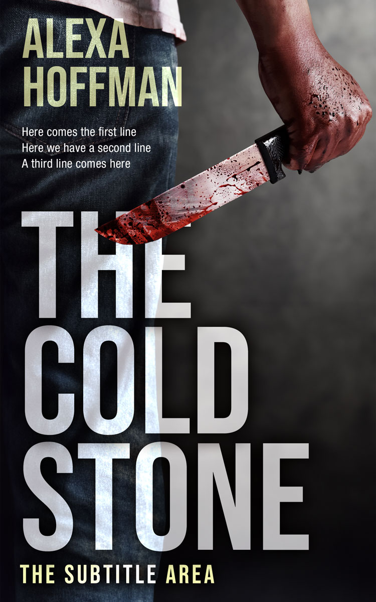 2D view of Premade Mystery & Thriller & Suspense Book Cover - Cloud