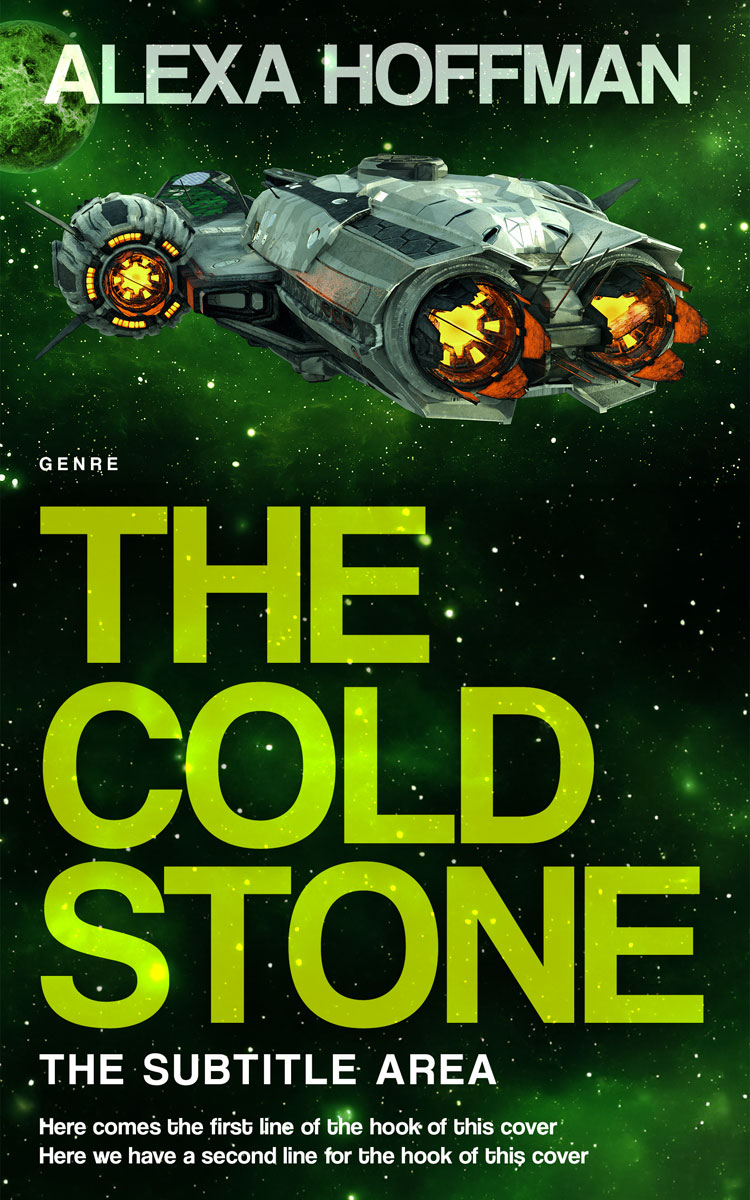 2D view of Premade Science Fiction Book Cover - Atlantis