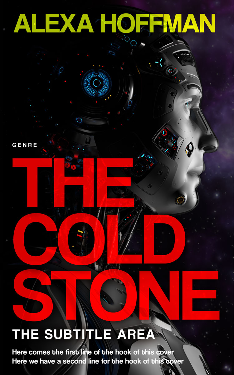 2D view of Premade Science Fiction Book Cover - Punch