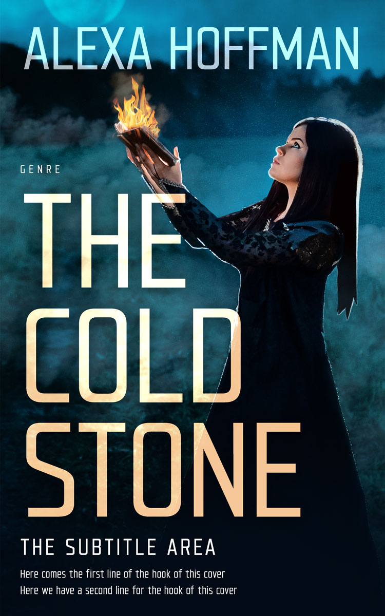 2D view of Premade Fantasy Book Cover - Firefly