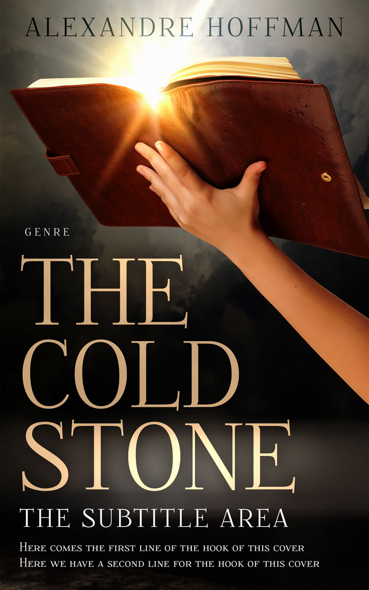 2D view of Premade Religion & Spirituality Book Cover - Whiskey