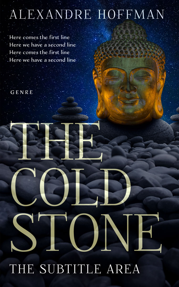 2D view of Premade Religion & Spirituality Book Cover - Cinder