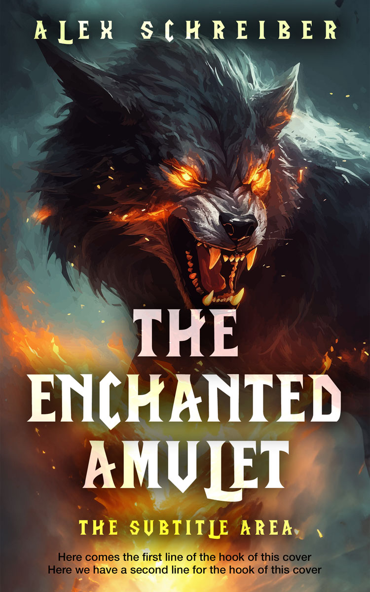 2D view of Premade Fantasy Book Cover - Dune