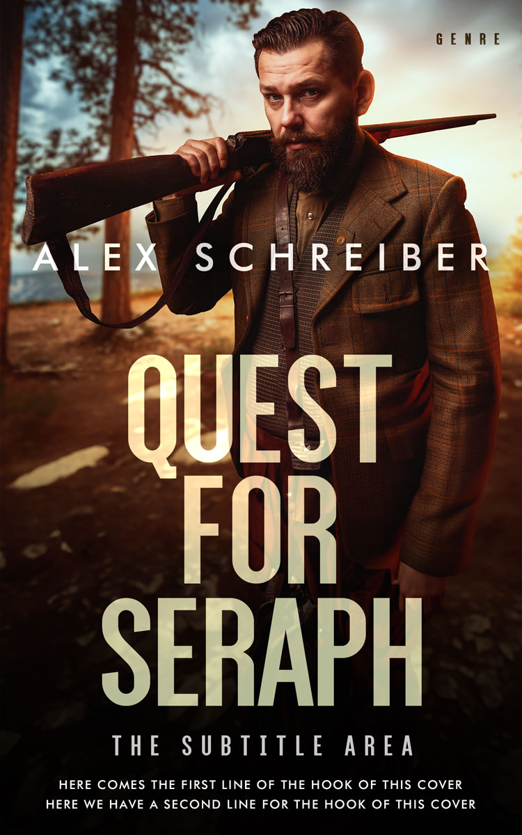 2D view of Premade Mystery & Thriller & Suspense Book Cover - Akaroa