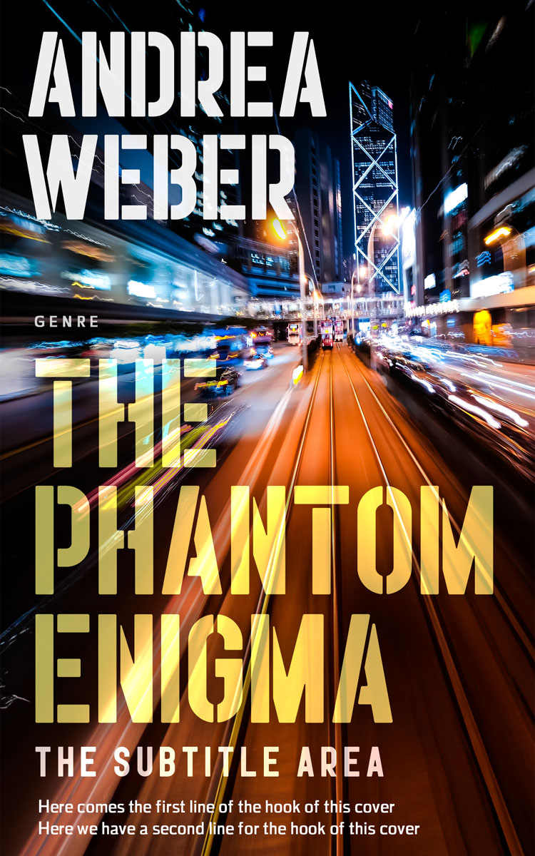 2D view of Premade Action & Adventure Book Cover - Eclipse