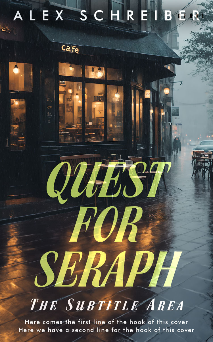 2D view of Premade Romance Book Cover - Shark