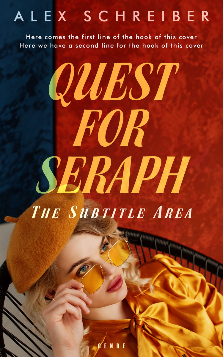 2D view of Premade Chick Lit Book Cover - Tabasco