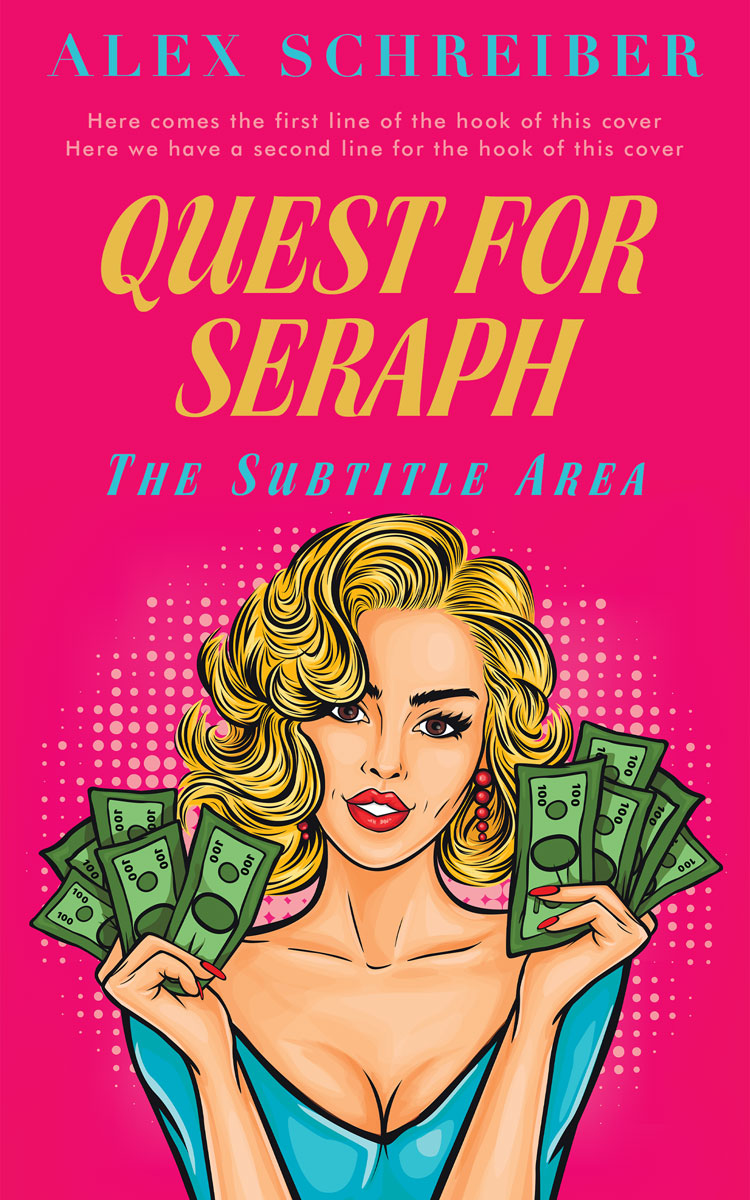 2D view of Premade Business Book Cover - Razzmatazz