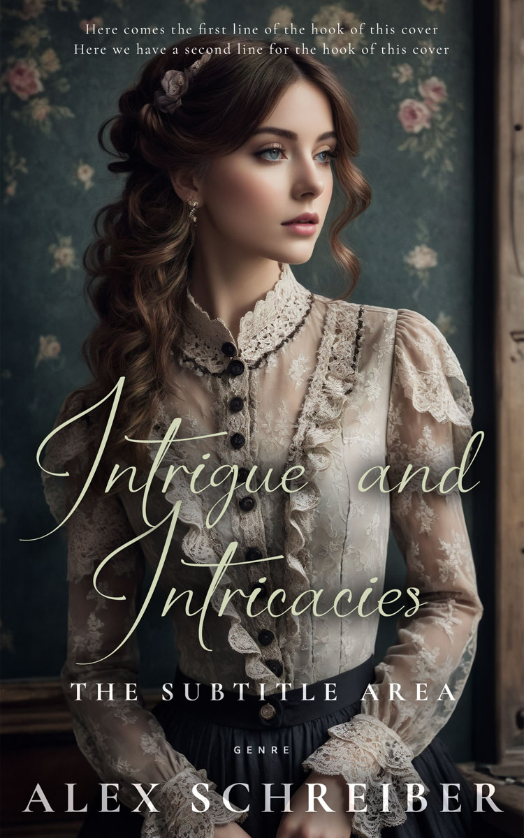 2D view of Premade Historical Book Cover - Mine Shaft