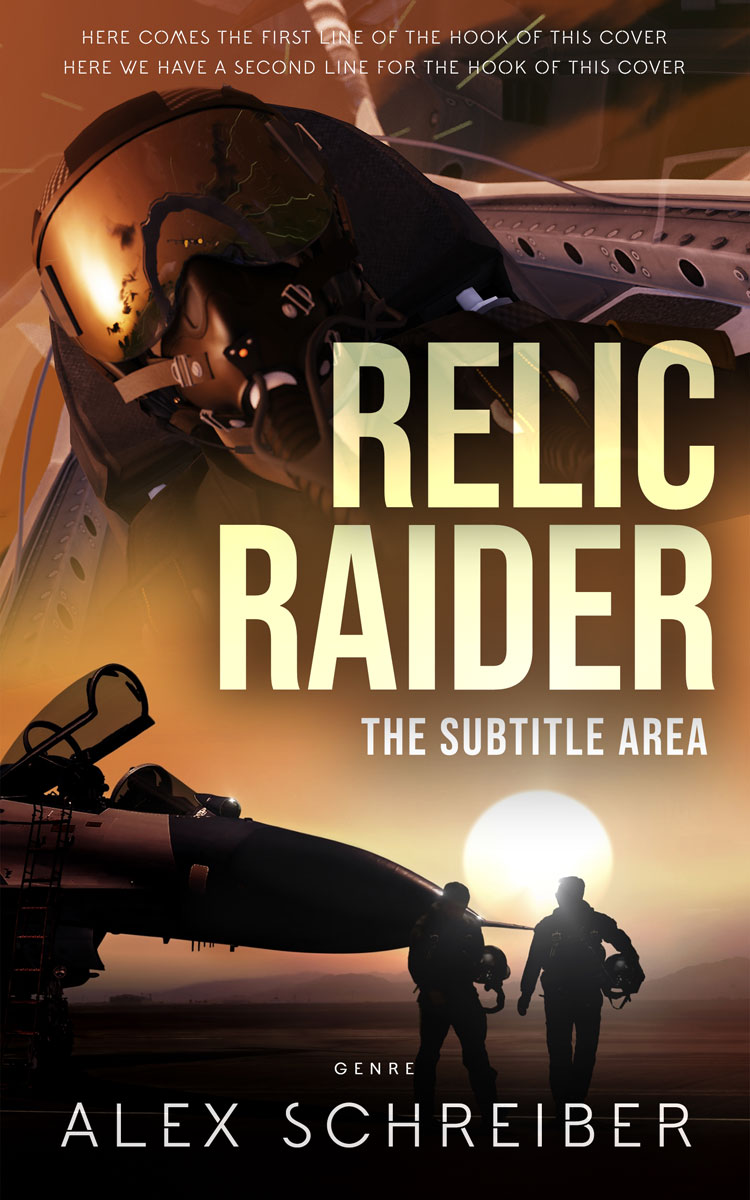 2D view of Premade Mystery & Thriller & Suspense Book Cover - Brandy