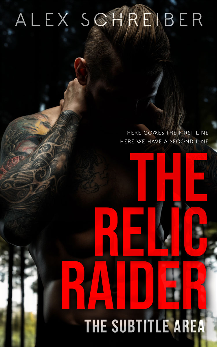 2D view of Premade Erotica Book Cover - Cinnabar