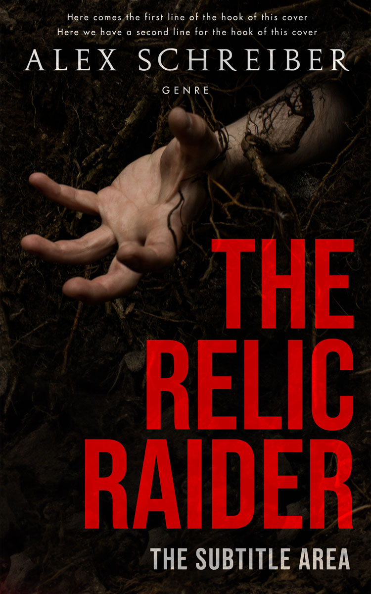 2D view of Cardinal #28766 - Premade Horror Book Cover