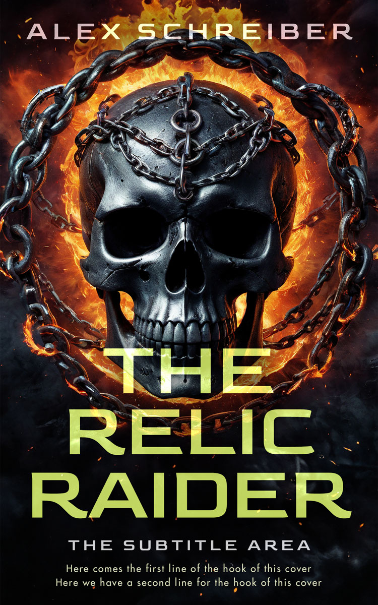 2D view of Premade Fantasy Book Cover - Sundance