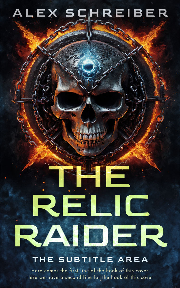 2D view of Premade Fantasy Book Cover - Mirage