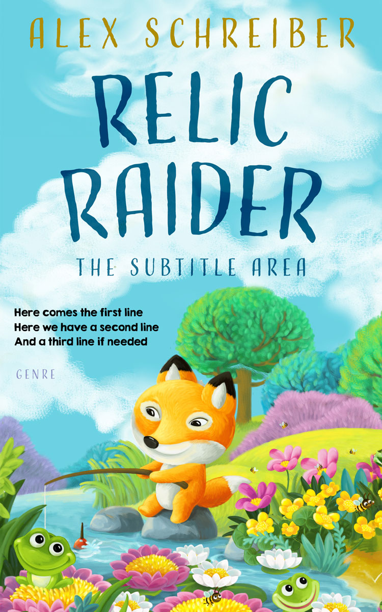 2D view of Premade Fantasy Book Cover - Botticelli