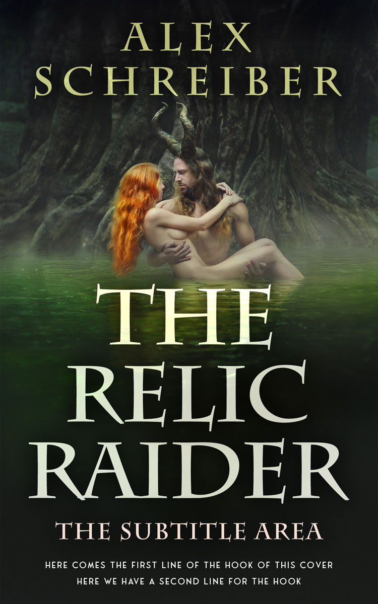 2D view of Premade Erotica Book Cover - Log Cabin