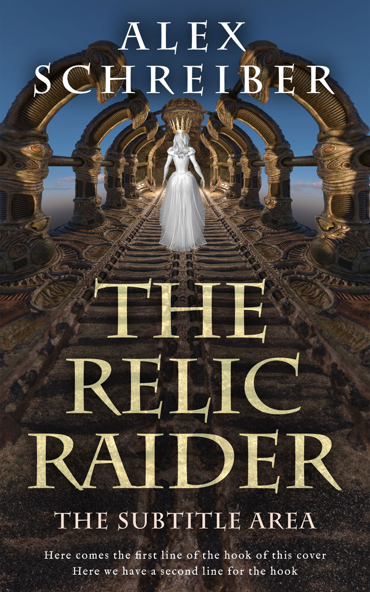 2D view of Premade Fantasy Book Cover - Mine Shaft