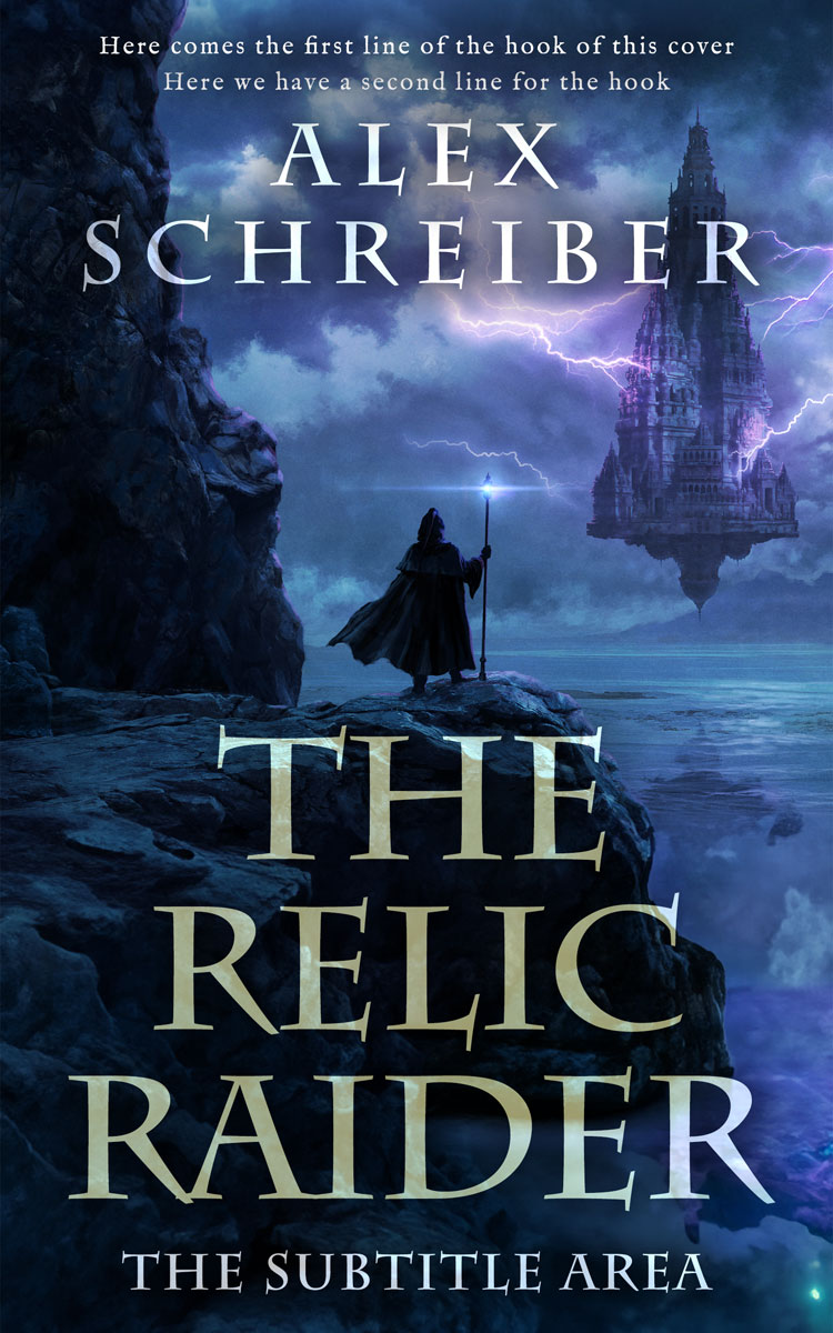 2D view of Premade Fantasy Book Cover - Firefly