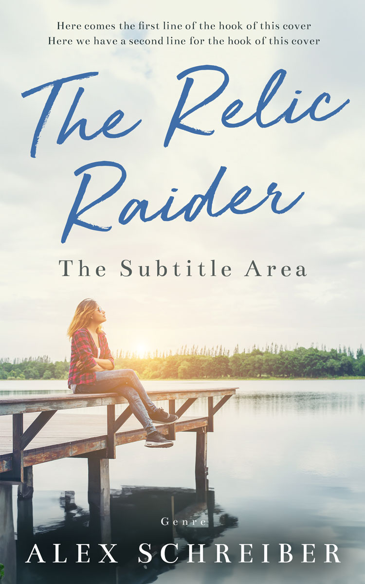 2D view of Premade Self-Improvement & Self-Help Book Cover - Cararra