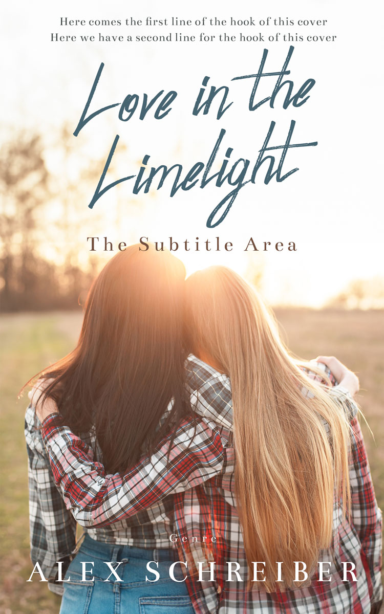 2D view of Premade Romance Book Cover - Sandal