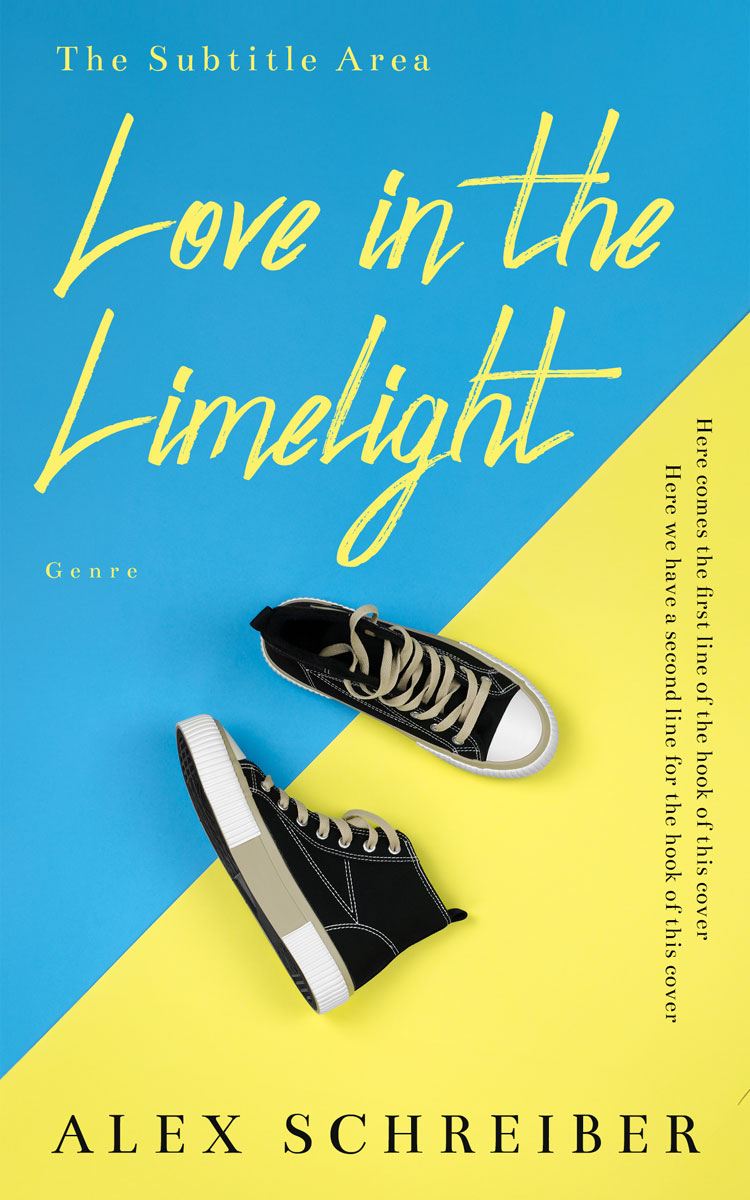 2D view of Premade Literary Fiction Book Cover - Curious Blue