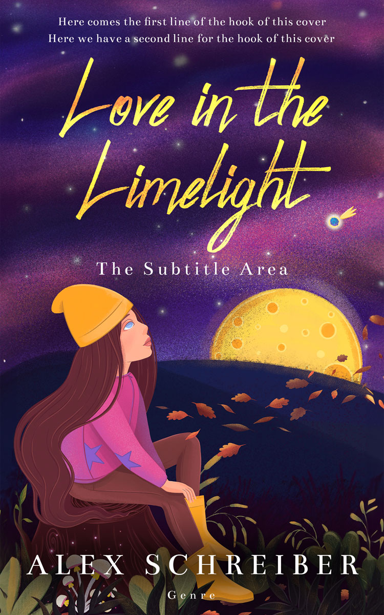 2D view of Premade Teen & Young Adult Book Cover - Revolver