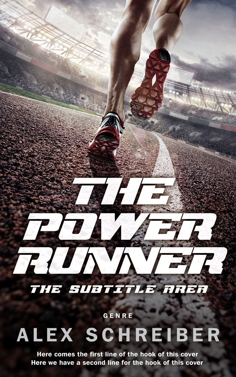 2D view of Premade Health & Dieting & Fitness Book Cover - Thunder