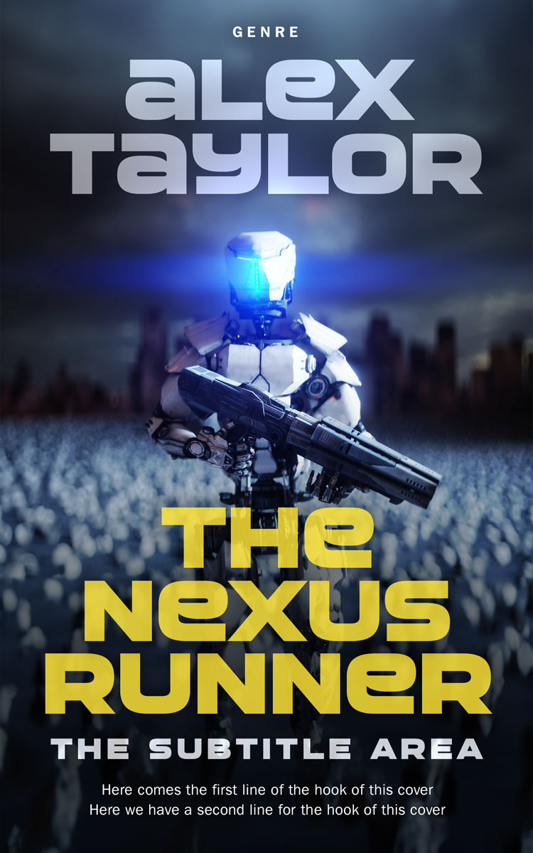 2D view of Premade Apocalyptica Book Cover - Mirage