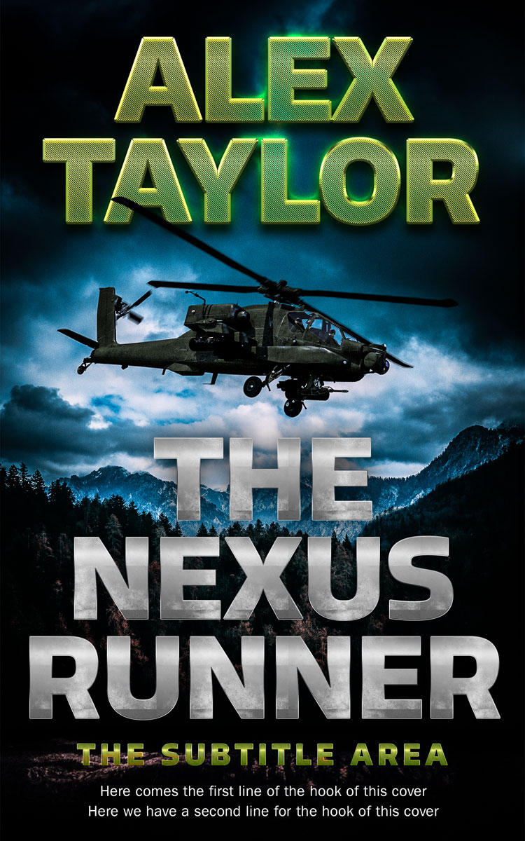 2D view of Premade Mystery & Thriller & Suspense Book Cover - Aztec