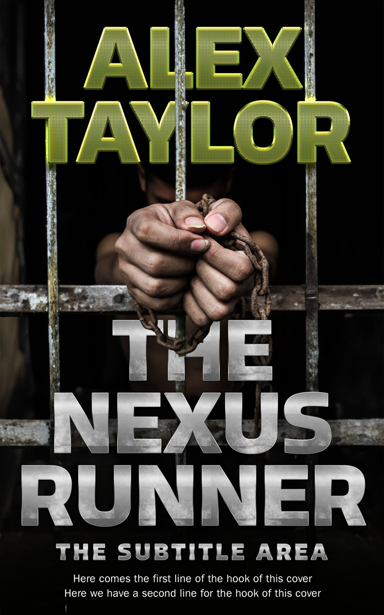 2D view of Premade Mystery & Thriller & Suspense Book Cover - Taupe Gray