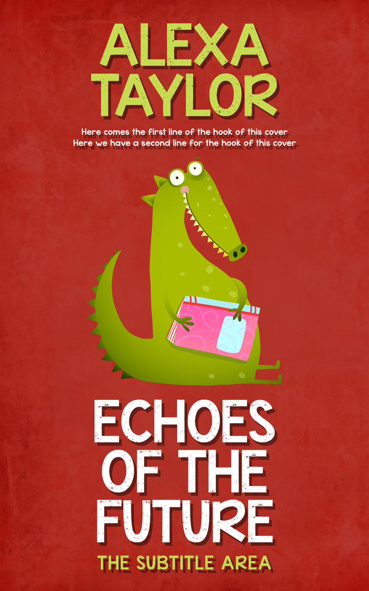 2D view of Premade Children's Book Cover - Roof Terracotta