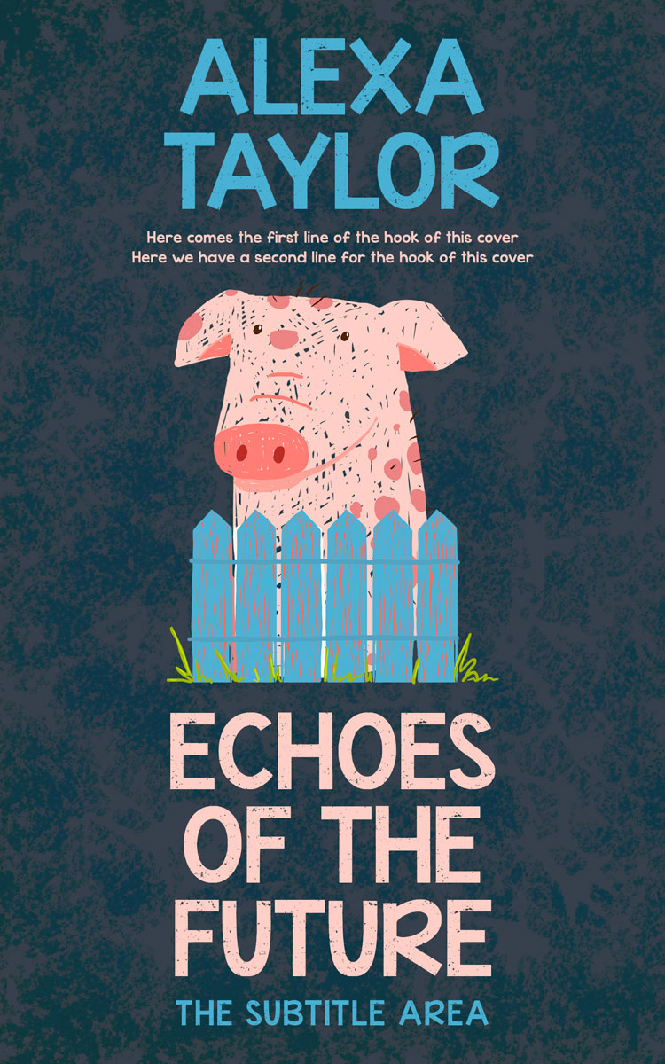 2D view of Premade Nature Book Cover - Pickled Bluewood