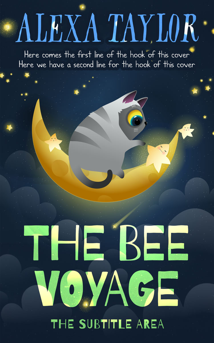 2D view of Premade Children's Book Cover - Mirage