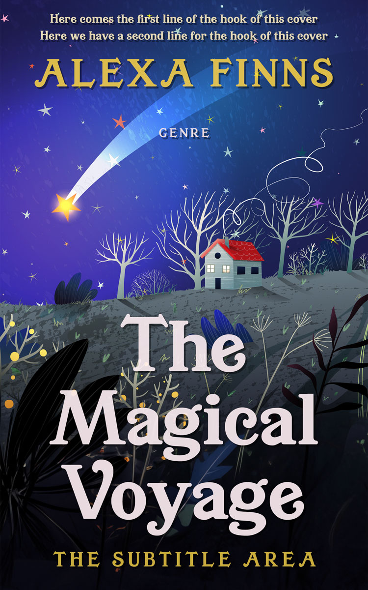 2D view of Premade Children's Book Cover - Mirage