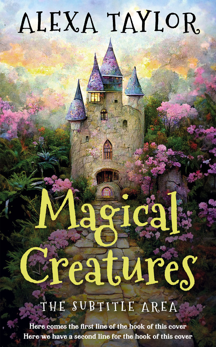 2D view of Premade Children's Book Cover - Birch