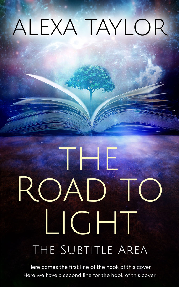 2D view of Premade Religion & Spirituality Book Cover - Geyser