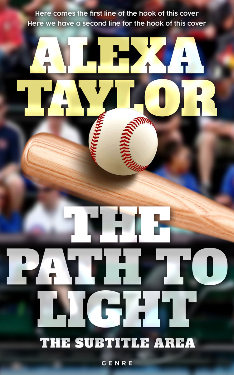 2D view of Premade Sports & Fitness Book Cover - Bone