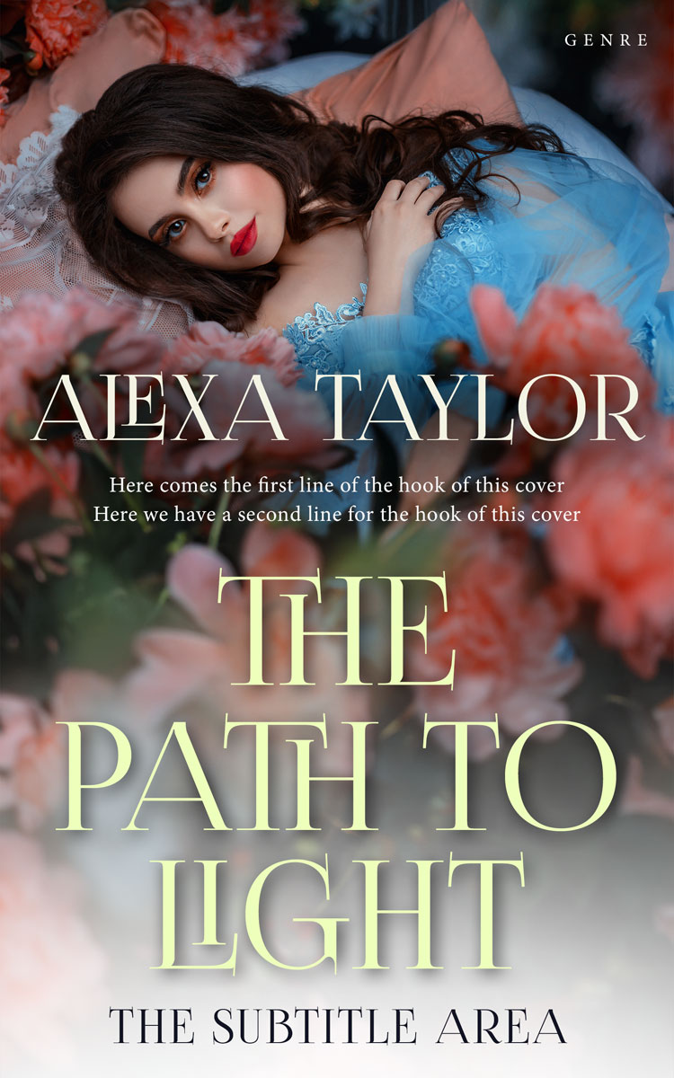 2D view of Premade Romance Book Cover - Hurricane