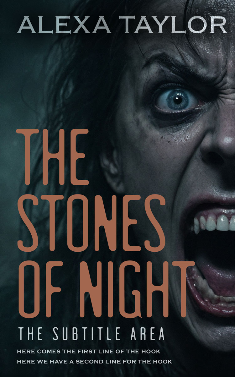 2D view of Premade Horror Book Cover - Bunker