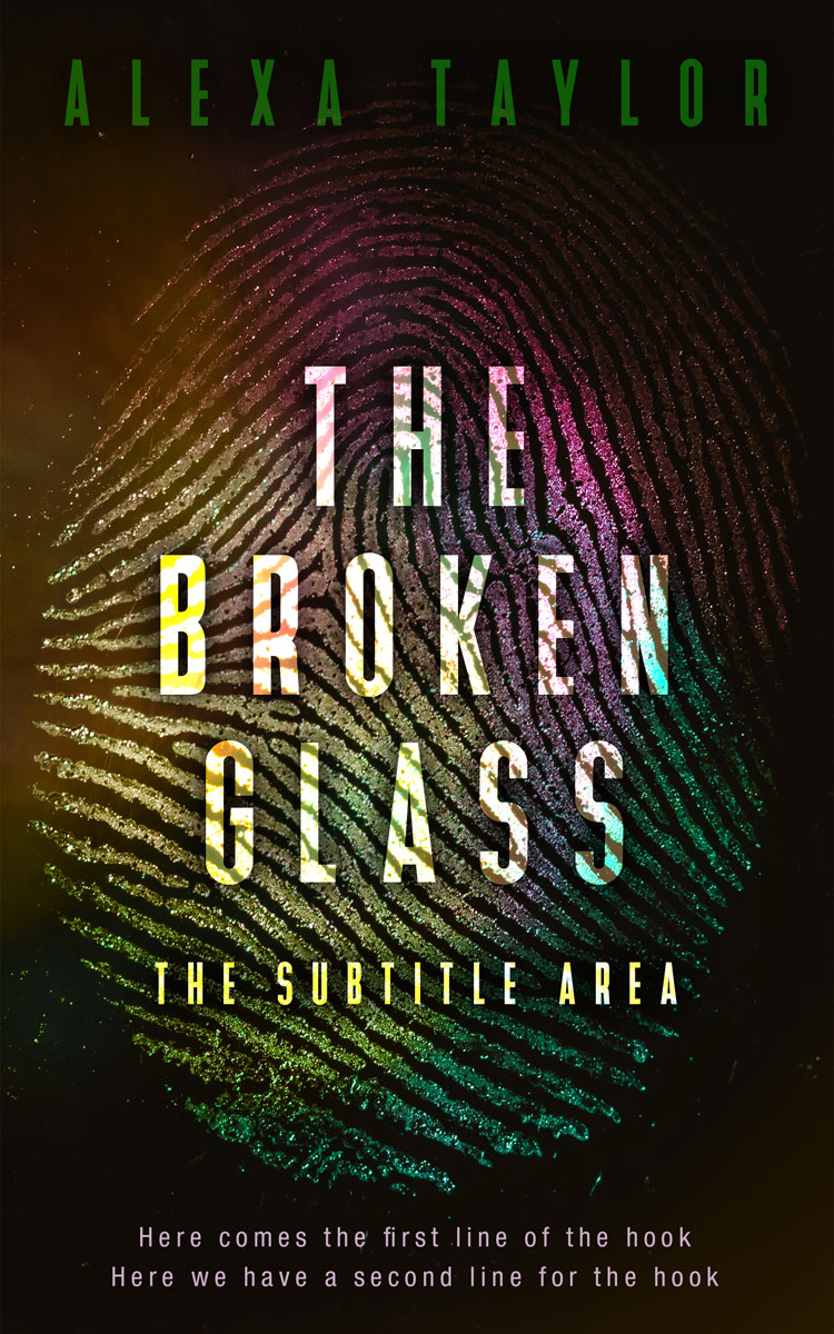 2D view of Premade Action & Adventure Book Cover - Eternity