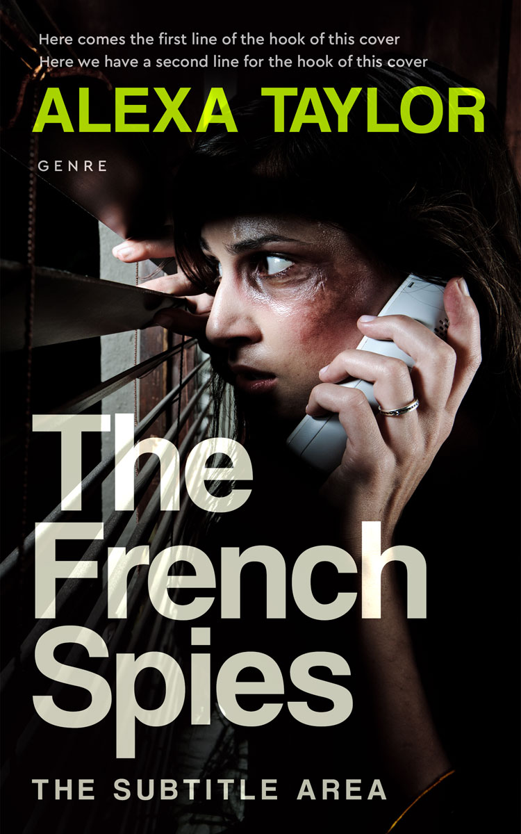 2D view of Premade Mystery & Thriller & Suspense Book Cover - Cod Gray