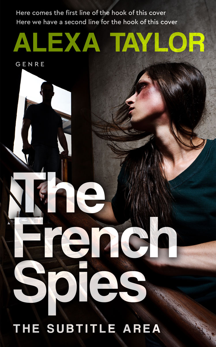 2D view of Premade Mystery & Thriller & Suspense Book Cover - Soft Amber