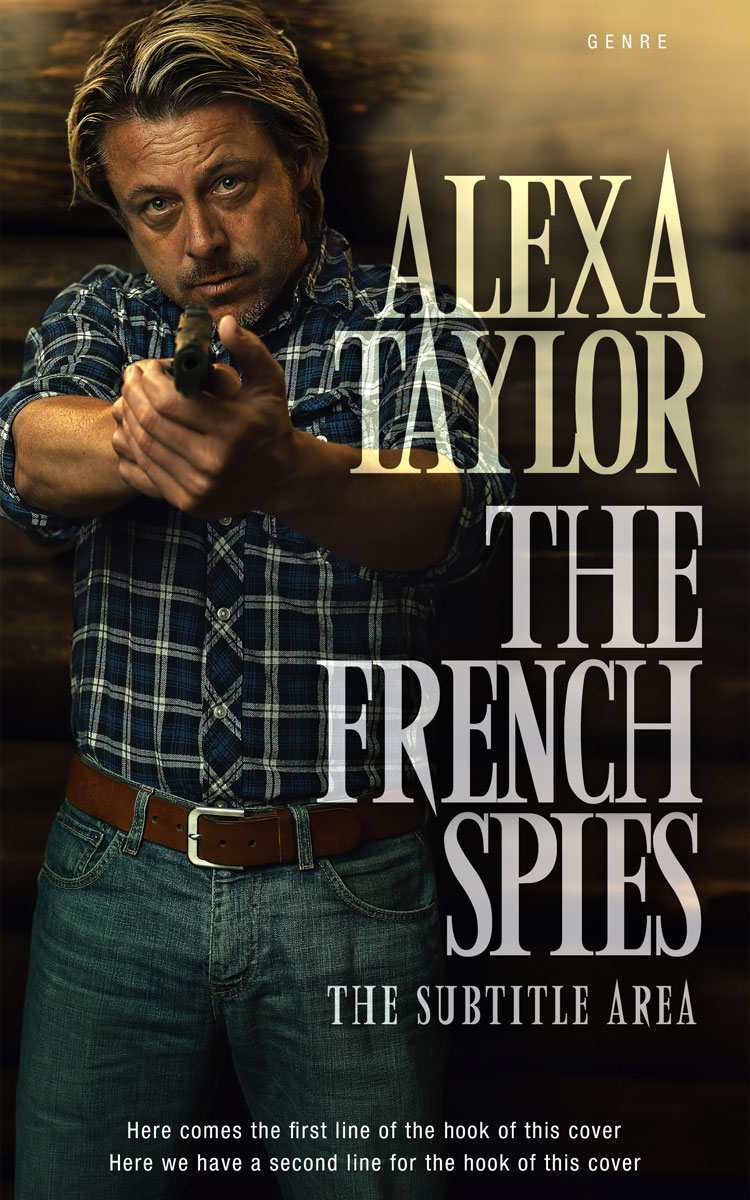 2D view of Premade Mystery & Thriller & Suspense Book Cover - Indian Khaki