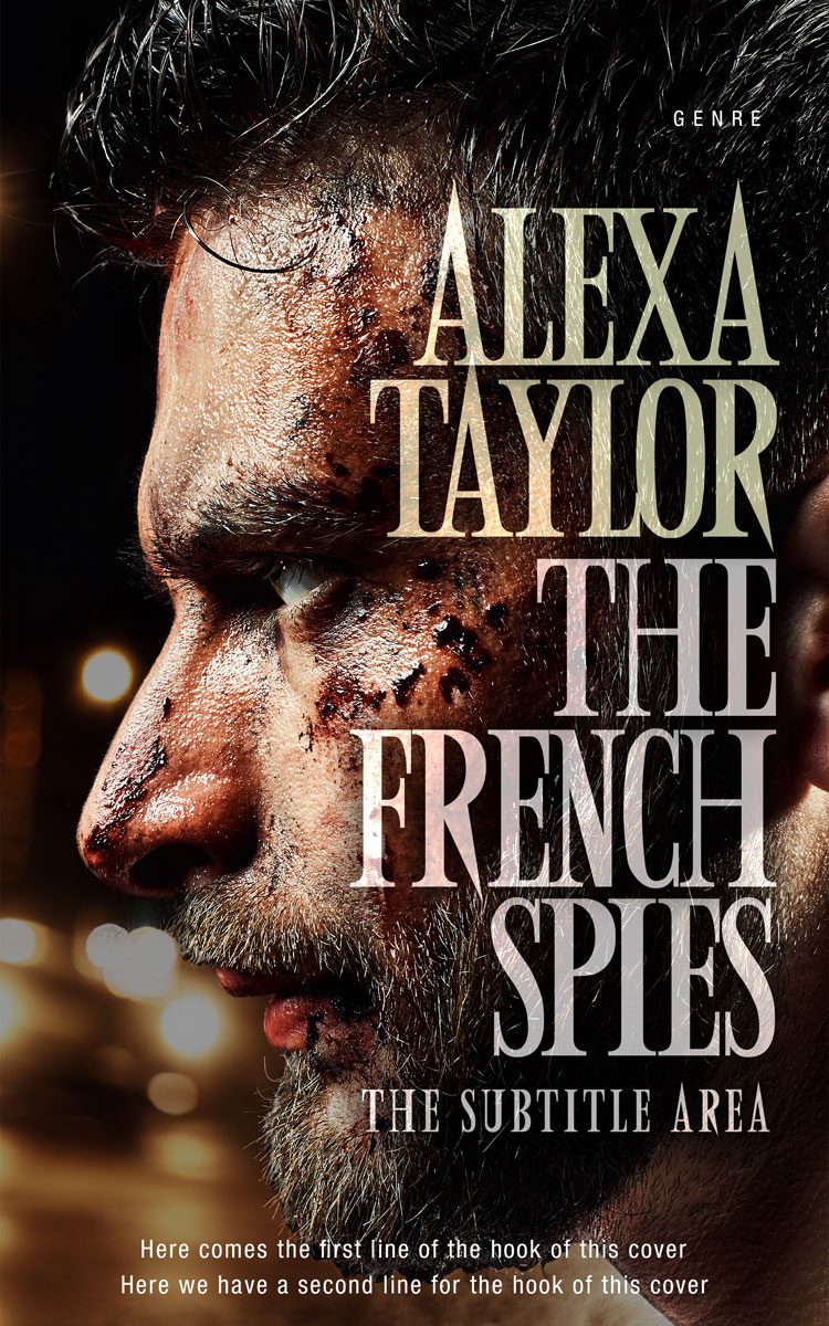 2D view of Premade Mystery & Thriller & Suspense Book Cover - Rodeo Dust