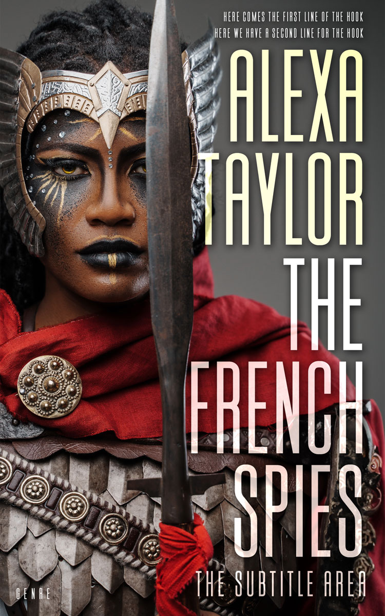 2D view of Premade Science Fiction Book Cover - Woody Brown