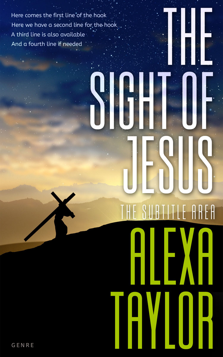 2D view of Premade Religion & Spirituality Book Cover - Mirage